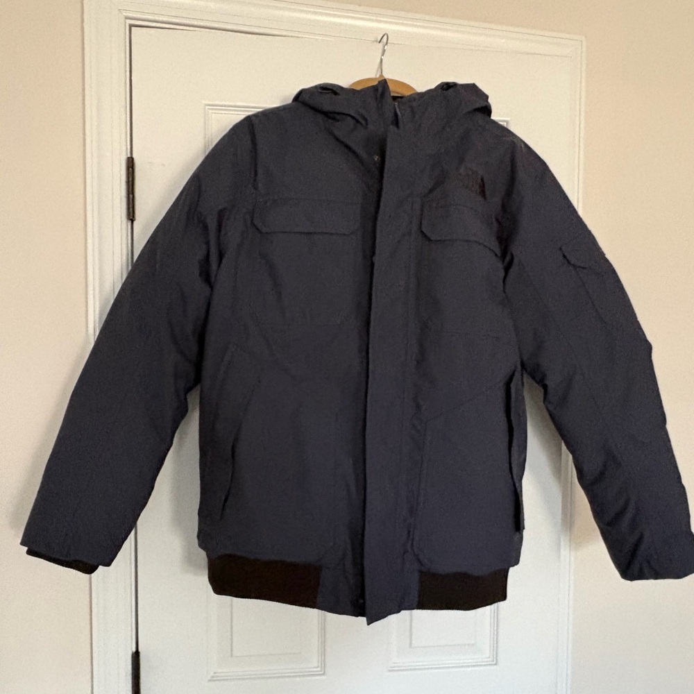 The North Face Men's Navy Gotham Jacket III 550 Down Puffer Size Large